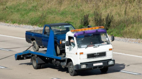 Vehicle Being Recovered